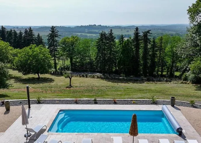 Grande Maison Familiale Avec Piscine Privee Et Animaux Bienvenus - Fr-1-616-527 Coubjours