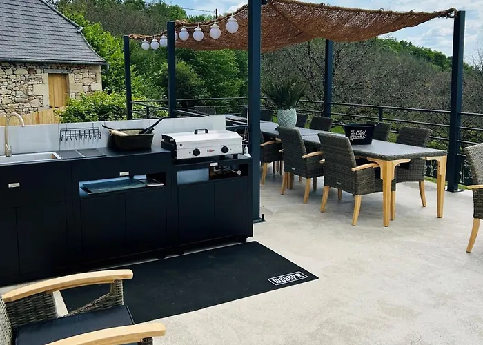 Grande Maison Familiale Avec Piscine Privee Et Animaux Bienvenus - Fr-1-616-527 Coubjours